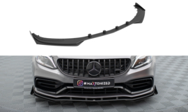 Maxton Design Street Pro Frontsplitter + Flaps Mercedes-AMG C63 Sedan / Estate W205 Facelift