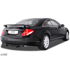 Achterskirt 'Diffusor U-Diff' passend voor Mercedes S-Klasse Coupe C216 2006-2013 (PU)