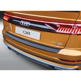 ABS Achterbumper beschermlijst passend voor Audi Q8 (4MN) 2018- Zwart