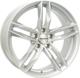 MONACO WHEELS RR8M 17inch 7,5j 5/112 ET35 Naaf 66,5mm Zilver