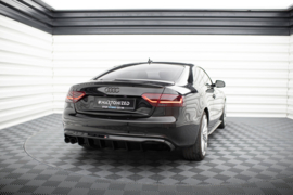 Maxton Design Achterspoiler Audi A5 Coupé / Cabrio S-Line 8T (versie met enkele zij- en dubbele uitlaat)