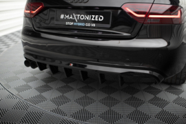 Maxton Design Achterspoiler Audi A5 Coupé / Cabrio S-Line 8T (uitvoering met enkele zij- en dubbele uitlaat)