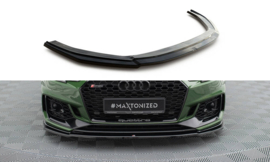 Maxton Design VOORSPLITTER V.2 AUDI RS4 B9 Gloss Black