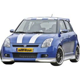 Voorspoiler passend voor Corners Suzuki Swift 2005- excl. Facelift