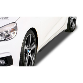 Sideskirts 'Slim' passend voor BMW 2-Serie F45/F46 Active & Gran Tourer 2015- (ABS zwart glanzend)