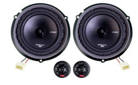 Vibe Optisound Luidspreker Upgrade-set passend voor Mercedes Vito/Viano/Sprinter & VW Crafter - 6.5'' luidsprekers (voorzijde)