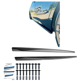 Oneway Set Sideskirts passend voor BMW 1-Serie F20/F21 M-Power 2011-2019 - Glanzend zwart