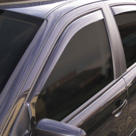 Zijwindschermen Dark passend voor Audi A4 sedan/avant 1994-2000 (chromen raamlijsten)