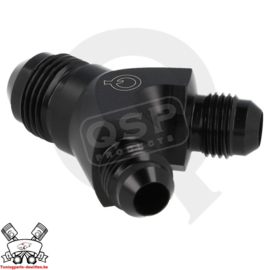 Alu Y adapter 3x male D06 - Black