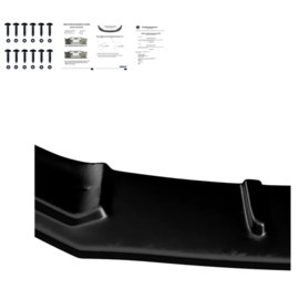 Oneway Voorspoilerlip passend voor Audi TT RS 8J 2009-2013 - Glanzend zwart