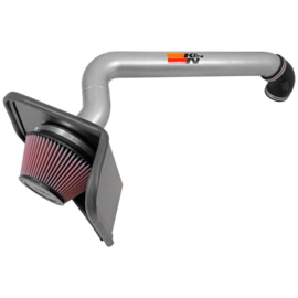 K&N High Performance Air Intake Kit passend voor Jeep Renegade/Compass 2.4L L4 2015- - Zilver (77-1565KS)