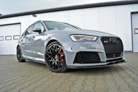 Maxton Design VOORSPLITTER V.2 AUDI RS3 8V SPORTBACK Gloss Black