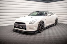 Maxton Design Frontsplitter + flappen Nissan GTR R35 Facelift