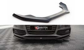 Maxton Design VOORSPLITTER V.4 AUDI A4 S-LINE / S4 B8 FACELIFT Gloss Black