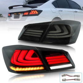 VLAND LED-achterlichten voor 2013-2015 Honda Accord 9e generatie achterlichten Kleur: Gerookt