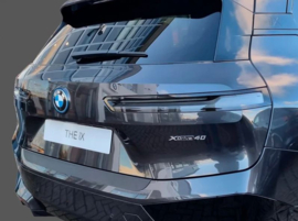ABS Achterbumper beschermlijst passend voor BMW iX (I20) incl. 'M' Sport & 'M' 2022- Zwart