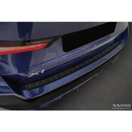 Avisa RVS Achterbumperprotector passend voor BMW X1 (U11) M-Sport & iX1 (U11) M-Sport 2022- - Matzwart