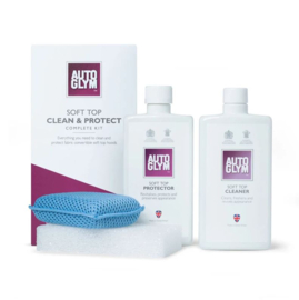 Autoglym Soft Top Clean & Protect Complete Kit 2 X 500ML