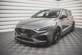 Maxton Design Frontsplitter V.1 + flappen Hyundai I30 N Hatchback/Fastback Mk3 Facelift