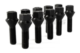 SK-Import Zeskant Wielbouten Lang 32mm Zeskant 17 Staal M12x1.25 (Zwart Of Zilver)