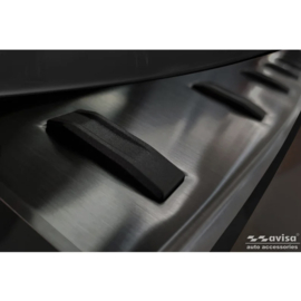 Avisa RVS Achterbumperprotector STRONG EDITION passend voor BMW X1 U11 / X1 U11 xLine 2022- - Zwart