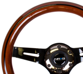 NRG Innovations Stuur 310/0mm Hout Zwart