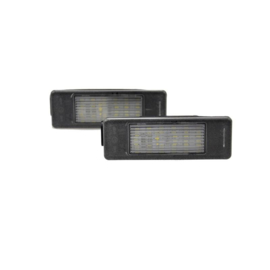 Set pasklare LED nummerplaat verlichting passend voor Citroën/Peugeot diversen - Version 2