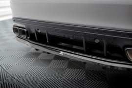 Maxton Design Achtersplitter (met verticale stangen) Mercedes-AMG C63 Sedan / Estate W205 Facelift