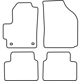 Automatten passend voor Chevrolet Matiz 2005-2010