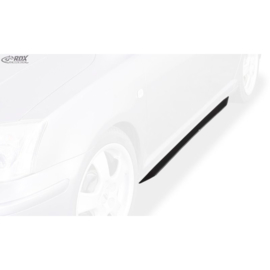 Sideskirts 'Slim' passend voor Toyota Avensis T25 2003-2009 (ABS zwart glanzend)