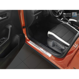 RVS Instaplijsten passend voor Volkswagen T-Roc 2017- - 'Sportline' - 4-delig