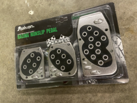 Fashion Pedal Set Black/Silver Universeel