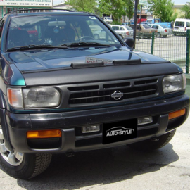 Motorkapsteenslaghoes passend voor Nissan Pathfinder R50 1997-2004 zwart