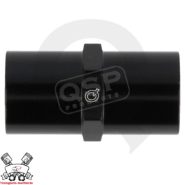 Adapter female / female 1/8NPT - 1/8NPT - Zwart