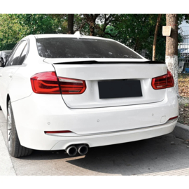 AutoStyle Achterspoiler passend voor BMW 3-Serie F30 Sedan 2012-2019 (ABS Glanzend zwart)