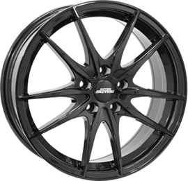 INTER ACTION ZODIAC 17inch 7,0j 5/112 ET42 Naaf 73,1mm Zwart Glans