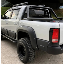 Oneway Set spatbordverbreders (Fender Flares) passend voor Volkswagen Amarok MK1 2010-2016 - Matzwart