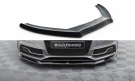 Maxton Design VOORSPLITTER V.1 AUDI S5 / A5 S-LINE 8T FL Gloss Black