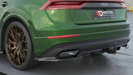 Maxton Design Achtersplitter (met verticale stangen) Audi Q8 Mk1 Facelift