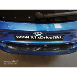 Echt 3D Carbon Achterbumperprotector passend voor BMW X1 F48 M-Pakket 2015-2022