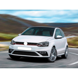 AutoStyle Voorbumper passend voor Volkswagen Polo 6C 2014- 'GTi-Look' incl. Grills & Mistlampen (PP)