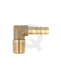 Slangpilaar messing 90° 10 mm - 1/8" NPT