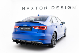Maxton Design STREET PRO ACHTERZIJSPLITTERS AUDI S3 SEDAN 8V