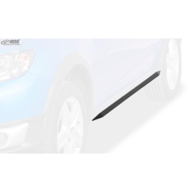 Sideskirts Slim' passend voor Dacia Sandero II 2012- incl. Stepway (ABS zwart glanzend)