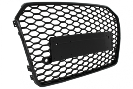 Grill Audi A6 C7 15-18 RS Look Glans Zwart
