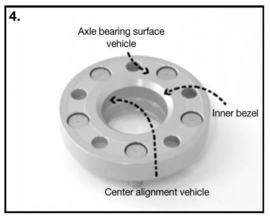 H&R DRM-Systeem Spoorverbrederset 44mm per as - Steekmaat 5x114,3 - Naaf 66,0mm - Boutmaat M12x1,25 - passend voor Nissan