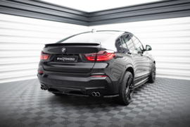 Maxton Design Achtersplitter voor BMW X4 M-PACK (met verticale balk)