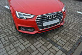 Maxton Design VOORSPLITTER V.2 AUDI S4 / A4 S-LINE B9 Gloss Black
