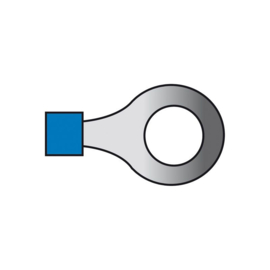 Kabelverbinders 560 blauw blister 10-stuks