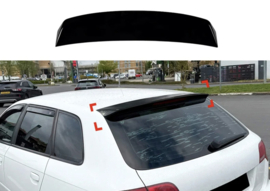 AutoStyle Dakspoiler passend voor Audi A3 (8P) Sportback 2004-2012 (ABS Glanzend zwart)